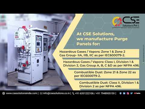 Purge Panel - Hazardous Area Control Panel