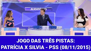 Jogo das Três Pistas: Patrícia X Silvia - Programa Silvio Santos (08/11/2015)