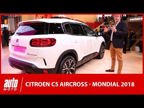 Mondial de l'auto 2018 : découverte du Citroën C5 Aircross