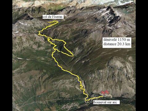 Bonneval sur Arc - Col de l'Iseran A/R