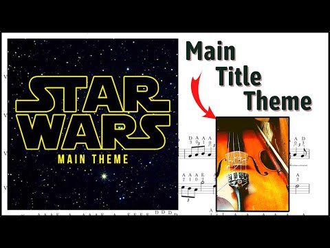 Star Wars -Main Title - Violin Play Along