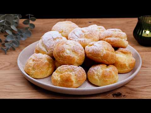 How To Make Easy Cream Puffs with Simple Ingredients