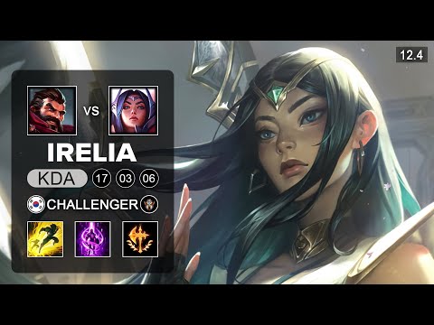 Irelia Top vs Graves - KR Challenger - Season 12 Patch 12.4