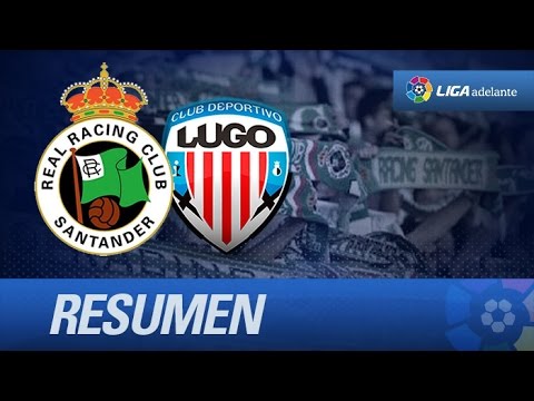 Resumen de Racing de Santander (1-0) CD Lugo