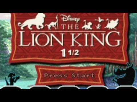 CGR Undertow - THE LION KING ゲームボーイアドバンス用 1 1/2レビュー (CGR Undertow - THE LION KING 1 1/2 review for Game Boy Advance)