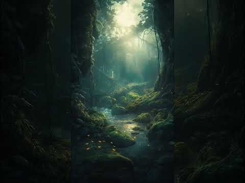 Forest - Calming Forest Ambiance - Calming Meditation Music #ambiance #meditation #shorts