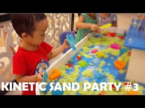 KINETIC SAND PARTY | Part 3 | How to Make Colors Kinetic Sand Colors Underwater Animal by HT BabyTV