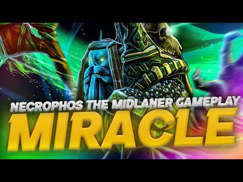 MIRACLE NECROPHOS THE MIDLANER GAMEPLAY - DOTA 2 PATCH 7.34D