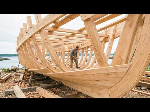 Man Builds a Full-Size Wooden Ship from Raw Logs | Start to Finish by @ThanhĐiềnNTĐ