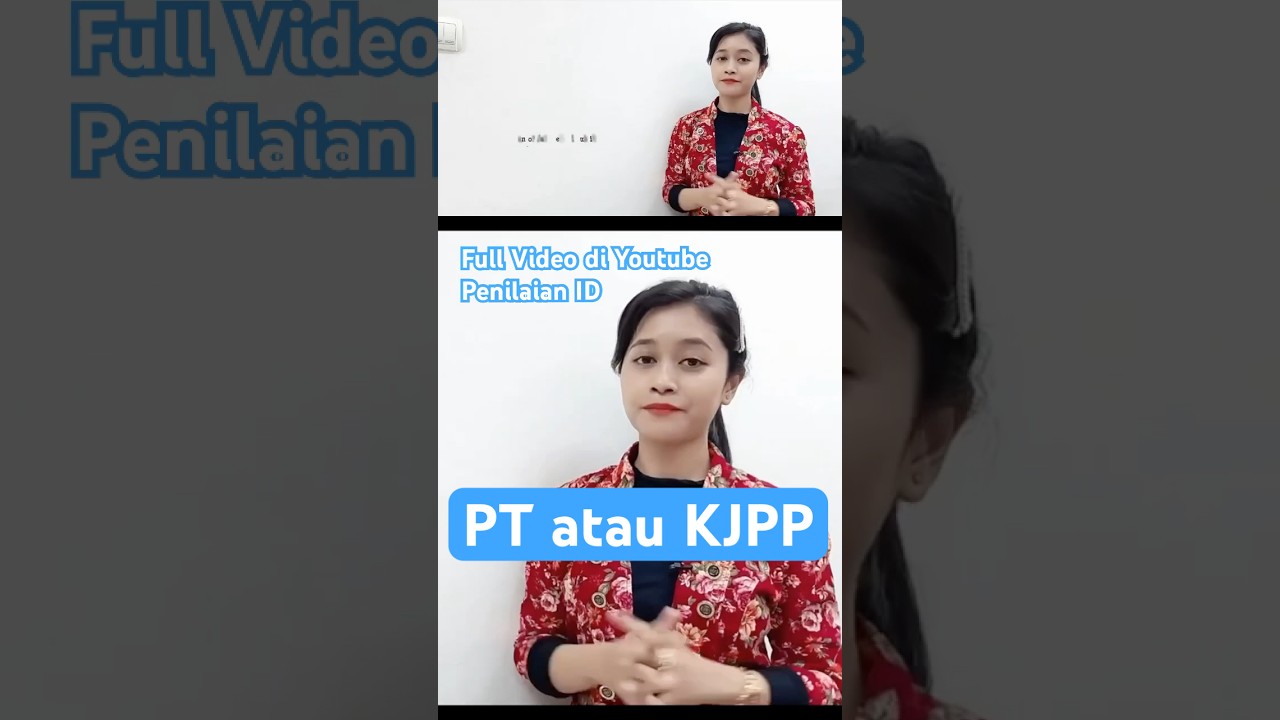 Dulu PT kini KJPP #kjpp #penilai