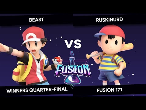 Fusion #171 - Beast (Pokemon Trainer) vs RuskiNurd (Ness) - Winners Quarter-Final