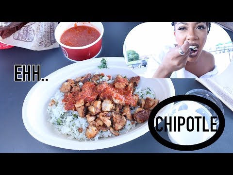 TRYING CHIPOTLE FOR THE FIRST TIME ...