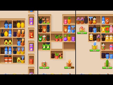 Goods Sorting Game Levels 131, 132, 133, 134, 135 Walkthrough