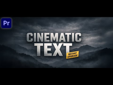 This CINEMATIC Text Trick INSTANTLY UPGRADES Your Titles! - Hindi