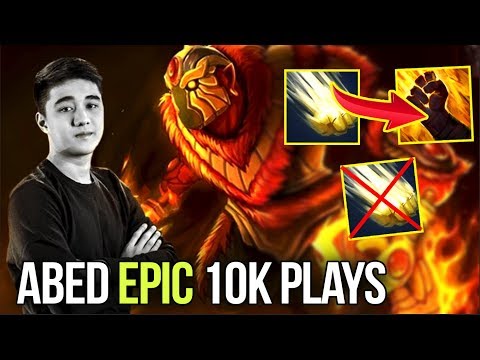 Abed 10k Unbelievable Ember Plays - Sleight of Fist Stun Dodge - Perfect Skill Usage Dota 2