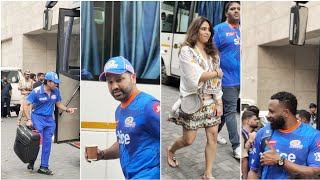Mumbai Indians Team Arrived Hyderabad|Mi Vs Srh|Rohith Sharma| Sachin|Surya|Pollard #mumbaiindians