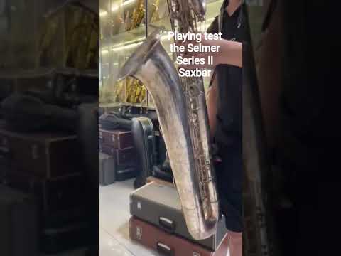 Selmer Series II baritone saxophone Silver gorgeous 1995 - SN 529xxx image 9