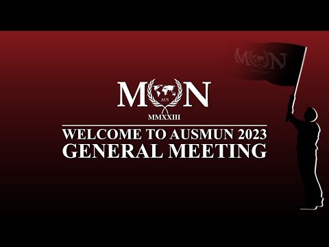 AUSMUN 2023: General Meeting