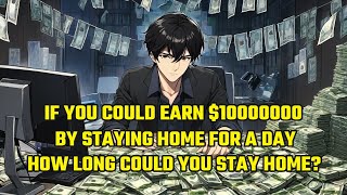 If You Could Earn $10000000 by Staying Home for a Day, How Long Could You Stay Home?
