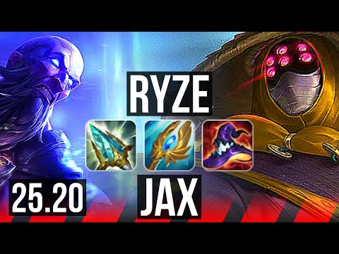RYZE vs JAX (TOP) | 12/0/7, Quadra, Legendary | EUW Master | 25.20