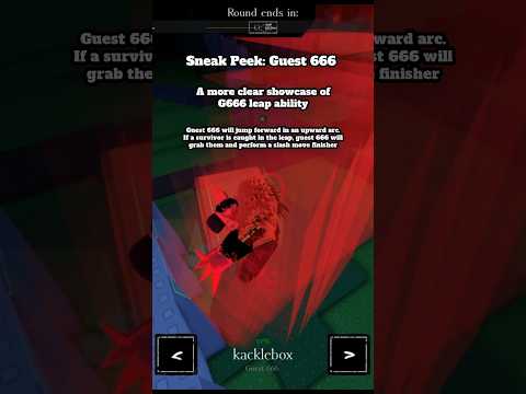 Guest 666 Leap Ability Showcase ☠️ #forsaken #roblox #guest666 #gameplay #fyp #forsakenroblox #viral