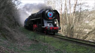 preview picture of video 'Lokomotiva 475.179 - Šlechtična (Velikonoce na Křivoklátě)'