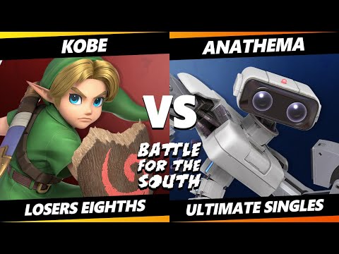 Battle for the South Top 8 - Kobe (Young Link) Vs. Anathema (ROB) Smash Ultimate - SSBU