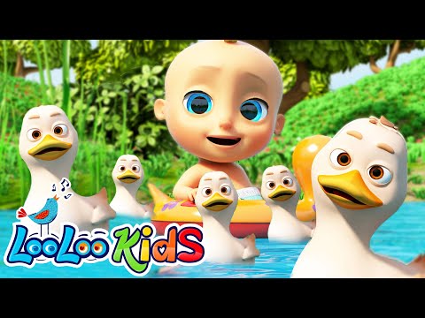 🦆Five Little Ducks - LooLooKids Nursery Rhymes and Kids Songs Video