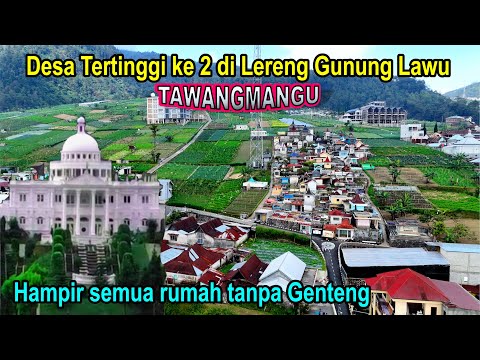 So Beautiful ‼️ The Second Highest Village on the Slopes of Mount Lawu