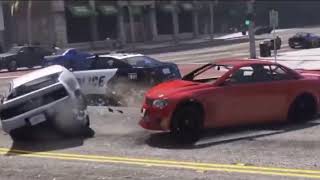 GTA 5   Red colour car