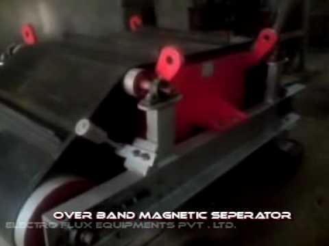 Self Cleaning Overband Magnetic Separator