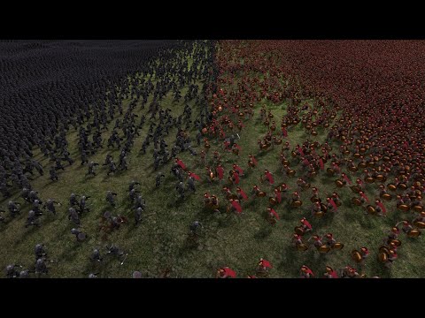 10000 SPARTANS vs 30000 ORCS - Ultimate Epic Battle Simulator