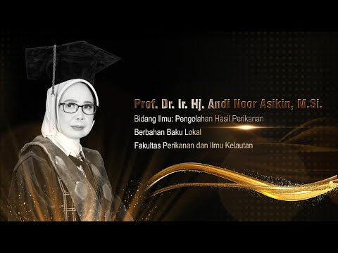 Thumbnail YouTube Prof. Dr. Ir. Hj. Andi Noor Asikin, M.Si.
