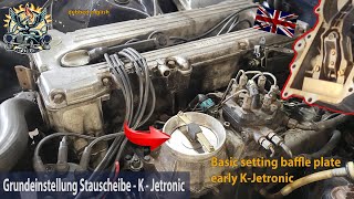 Regulacja Talerzyka K-Jetronic Mercedes (R107/C107)