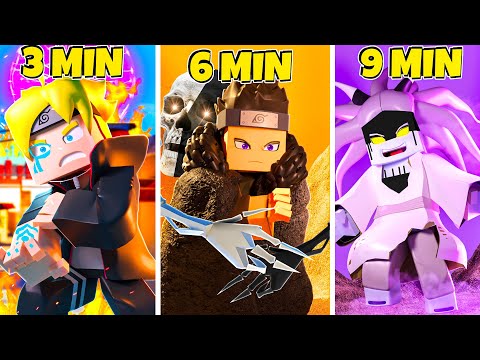 Minecraft SÓ que a cada 3 minutos GANHAMOS poderes DE BORUTO!