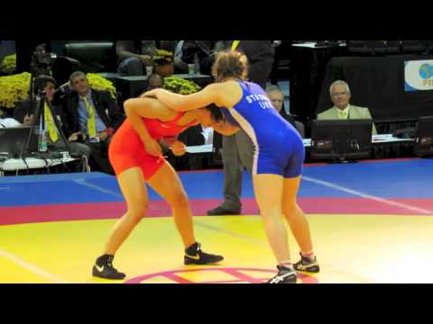 2012 Women's World Championships: 67 kg Bronze Yan Hong (CHN) vs. Alina Stadnik-Makhynia (UKR)