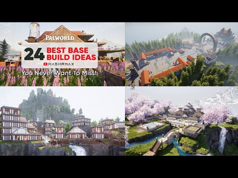 BEST BUILD OF PALWORLD WITH BASE LOCATION #palworld #creativebuild