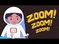 Zoom Zoom Zoom We Are Going To The Moon | English Nursery Rhymes | Animated Rhymes | Amulya Kids