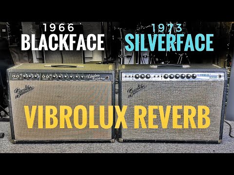 Fender Vibrolux Reverb Comparison - Blackface Vs Silverface