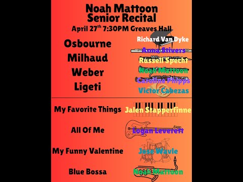 Student Recital: Noah Mattoon | NKU SOTA