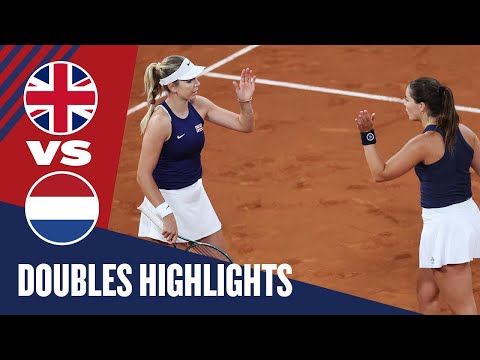 Boulter & Burrage v Lamens & Schuurs | GB v Netherlands - Billie Jean King Cup Qualifiers 2025