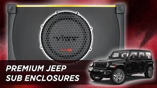  Metra & Vibe Sub Enclosure - Fits Jeep Wrangler JL & JK 2007-2025 (BAMIT12-V4) 