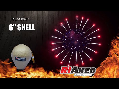 DISPLAY SHELL-6 INCH RKD-S06-07 | RIAKEO FIREWORKS