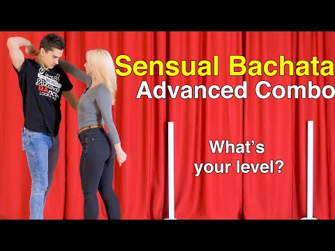 Bachata Advanced Combo for Social Dancing | *What's your level ?* | Bachata Tutorial by Marius&Elena