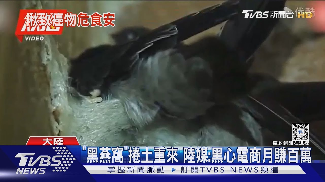 陸「黑燕窩」再現 亞硝酸鹽致癌物超標160倍