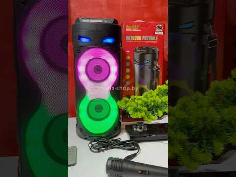 фото портативная колонка  zqs 4239s / buli 4439s 16 вт с проводным микрофоном, беспроводная bluetooth, fm 0