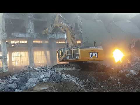 Caterpillar 385C Excavator With Huge HB10000 Hydraulic Hammer - Sotiriadis Demolitions