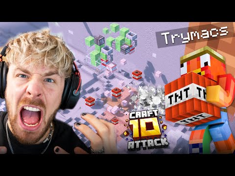DAMIT geht TRYMACS zu weit! (meine ARME BASE...) CraftAttack 10
