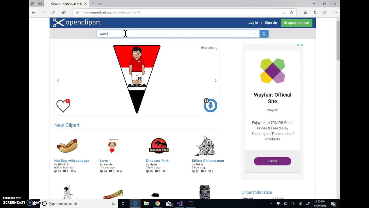 Finding Images: Openclipart.org