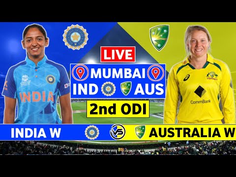 India W vs Australia W 2nd ODI Live Scores | IND W vs AUS W Live Scores & Commentary | AUS W Innings